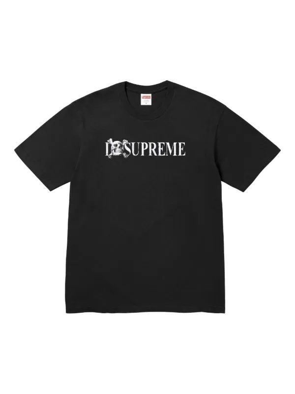 Supreme ロゴ Tシャツ | ブラック | FARFETCH JP