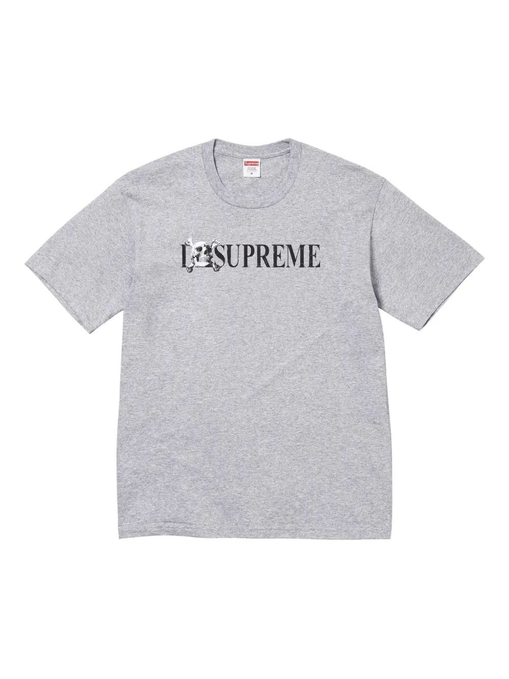 Supreme logo-print T-shirt - Grigio