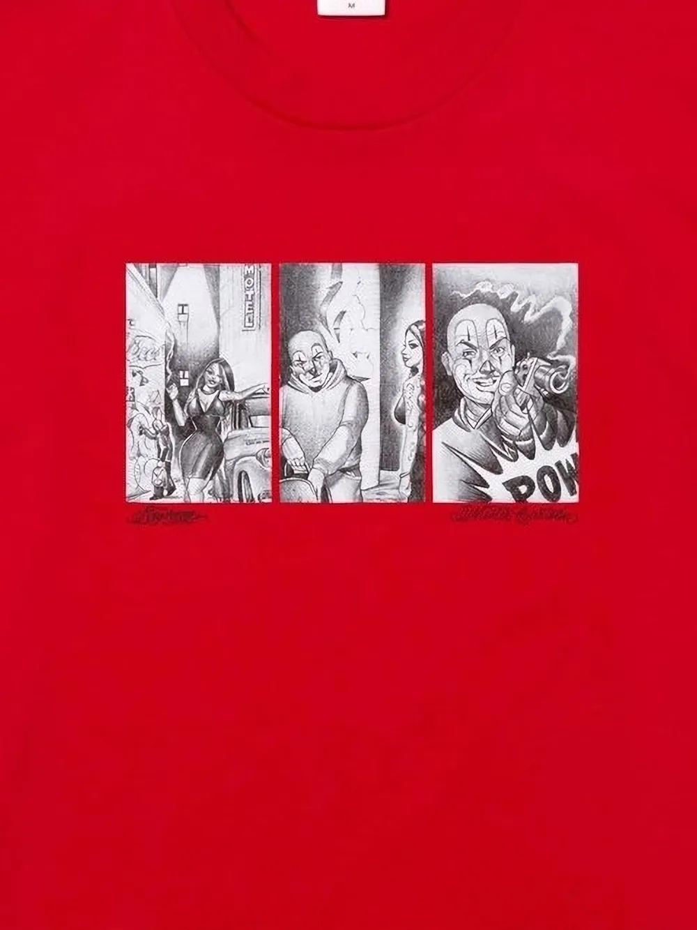 Supreme Mister Cartoon Pow T-shirt - Rood