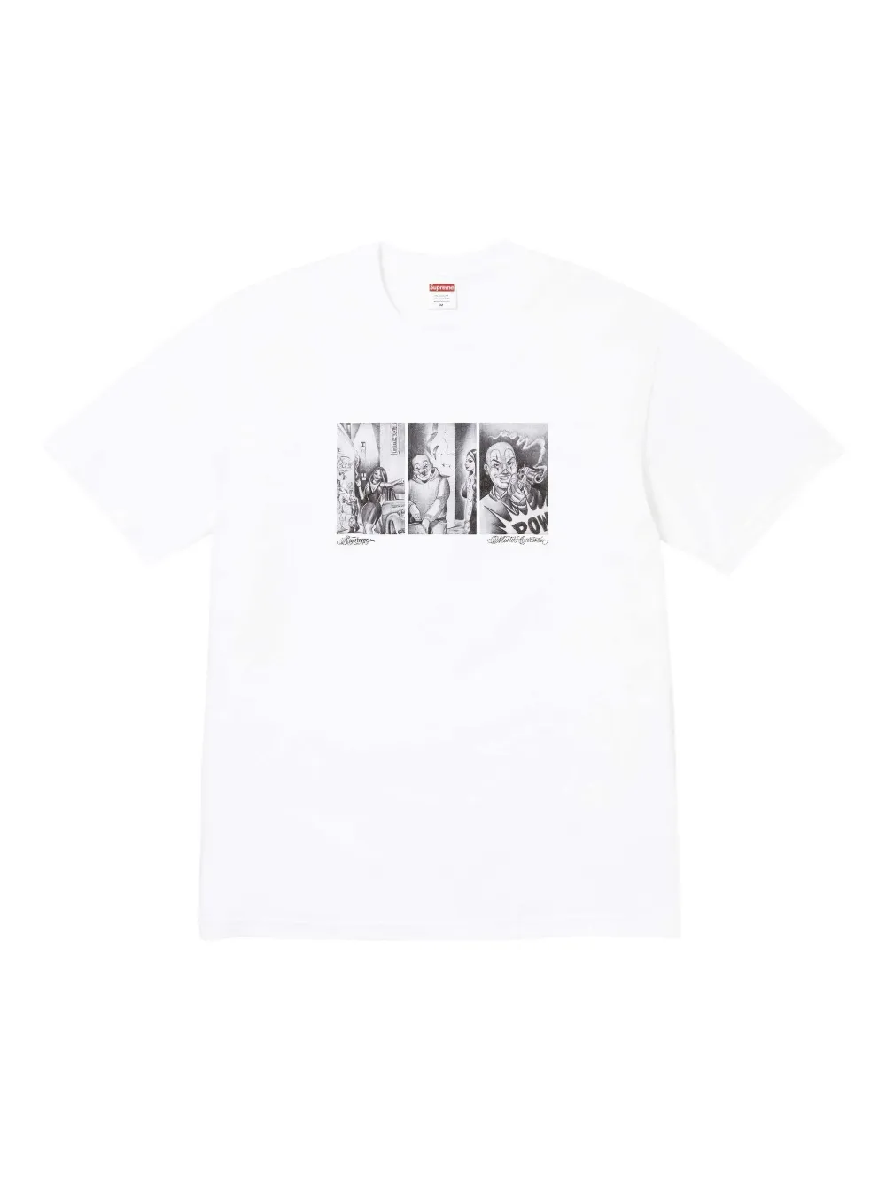 Supreme cartoon-print T-shirt - Bianco
