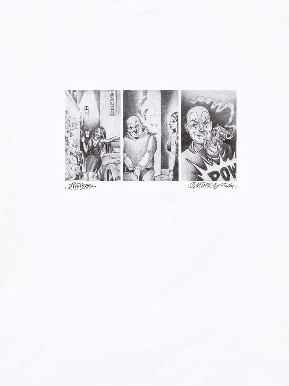 Supreme T-shirt met print - Wit