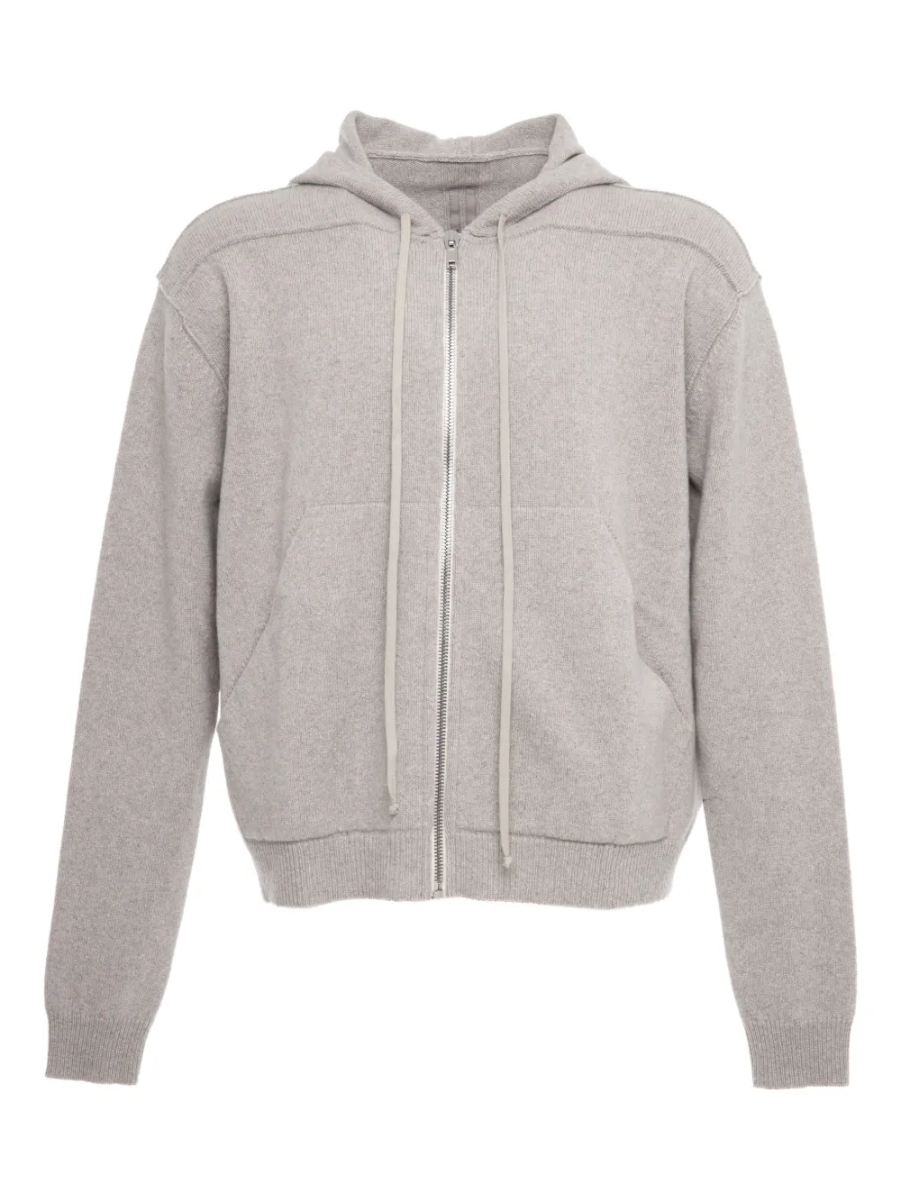 Rick Owens zip-up hoodie | Grey | Image 1