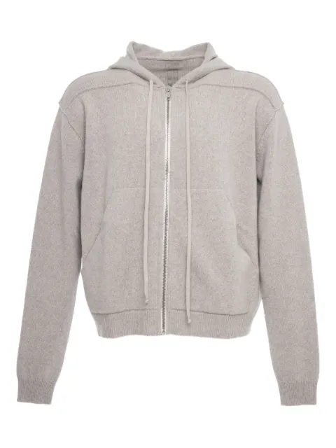 Rick Owens sudadera con capucha y cremallera