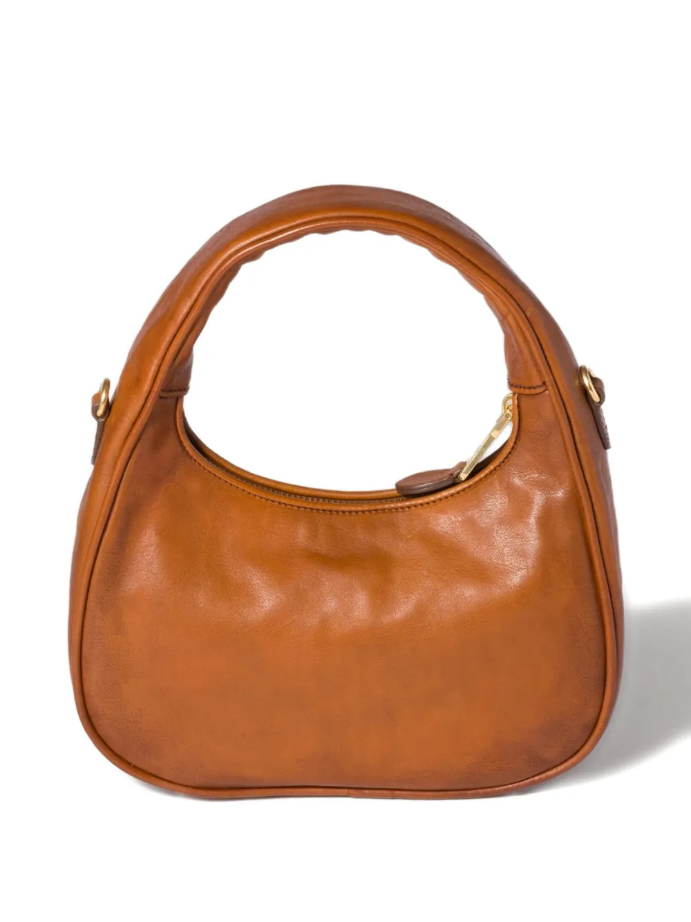Miu Miu Wander Detachable-stap Bag In Brown