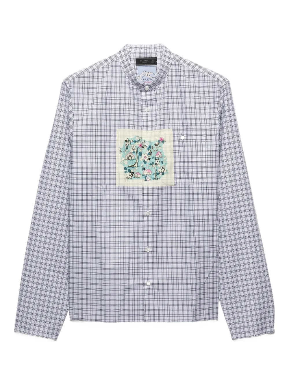 Prada Camicia a quadri - Bianco