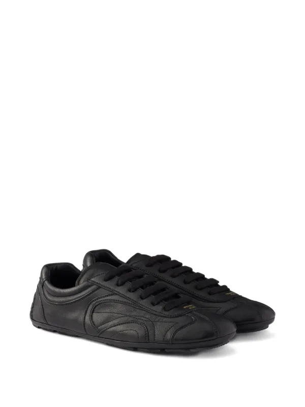 Prada Montecarlo Re-edition 2005 Nappa Leather Sneakers | Black
