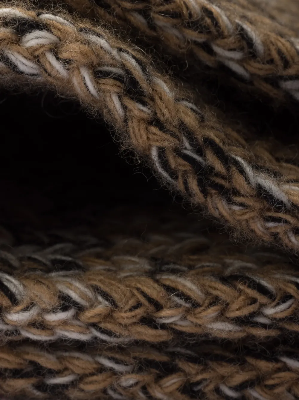 Prada Sjaal met logo - Bruin