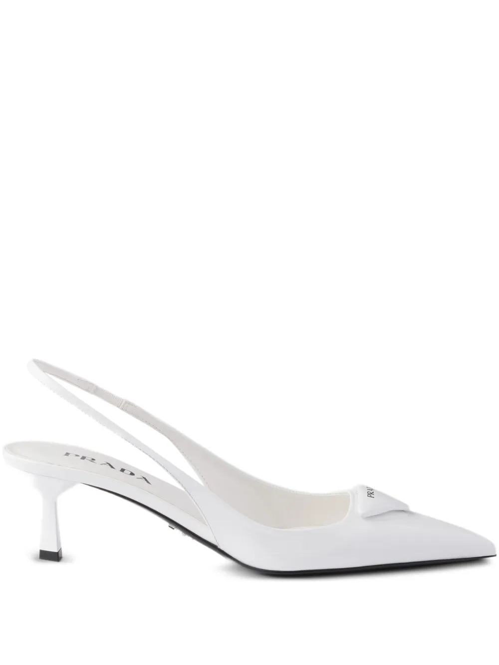 Prada Pumps met logo Wit