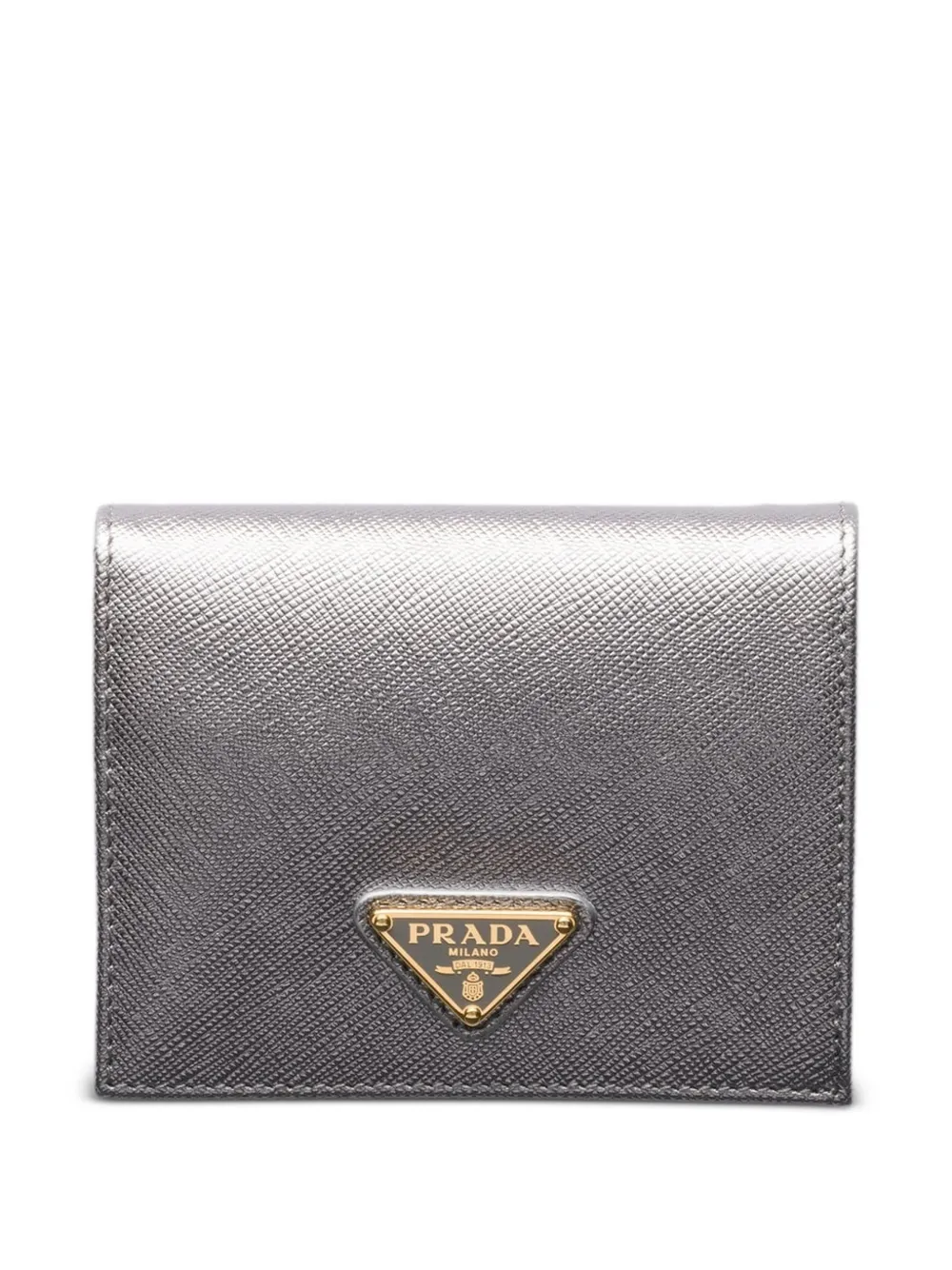 Prada cartera con logo triangular | gris | Image 1