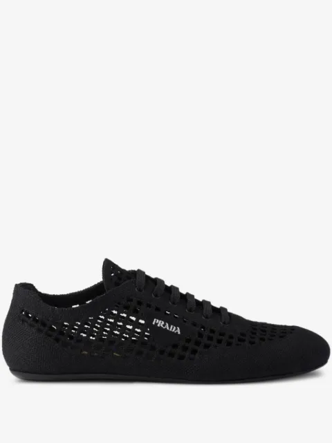 Prada Collapse crochet laced sneakers