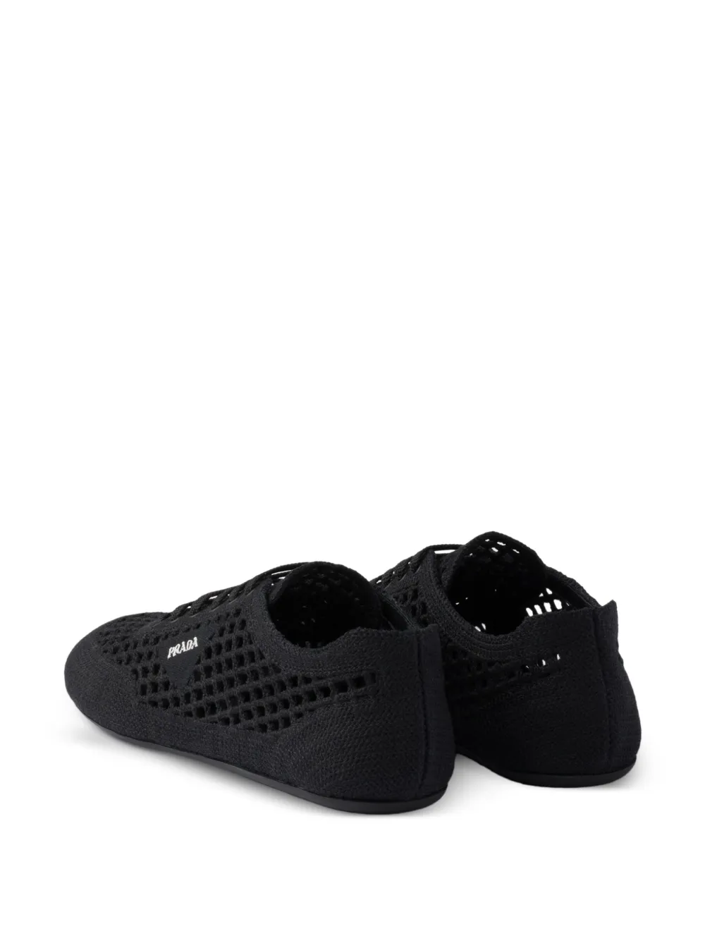 Prada Sneakers met ronde neus Zwart