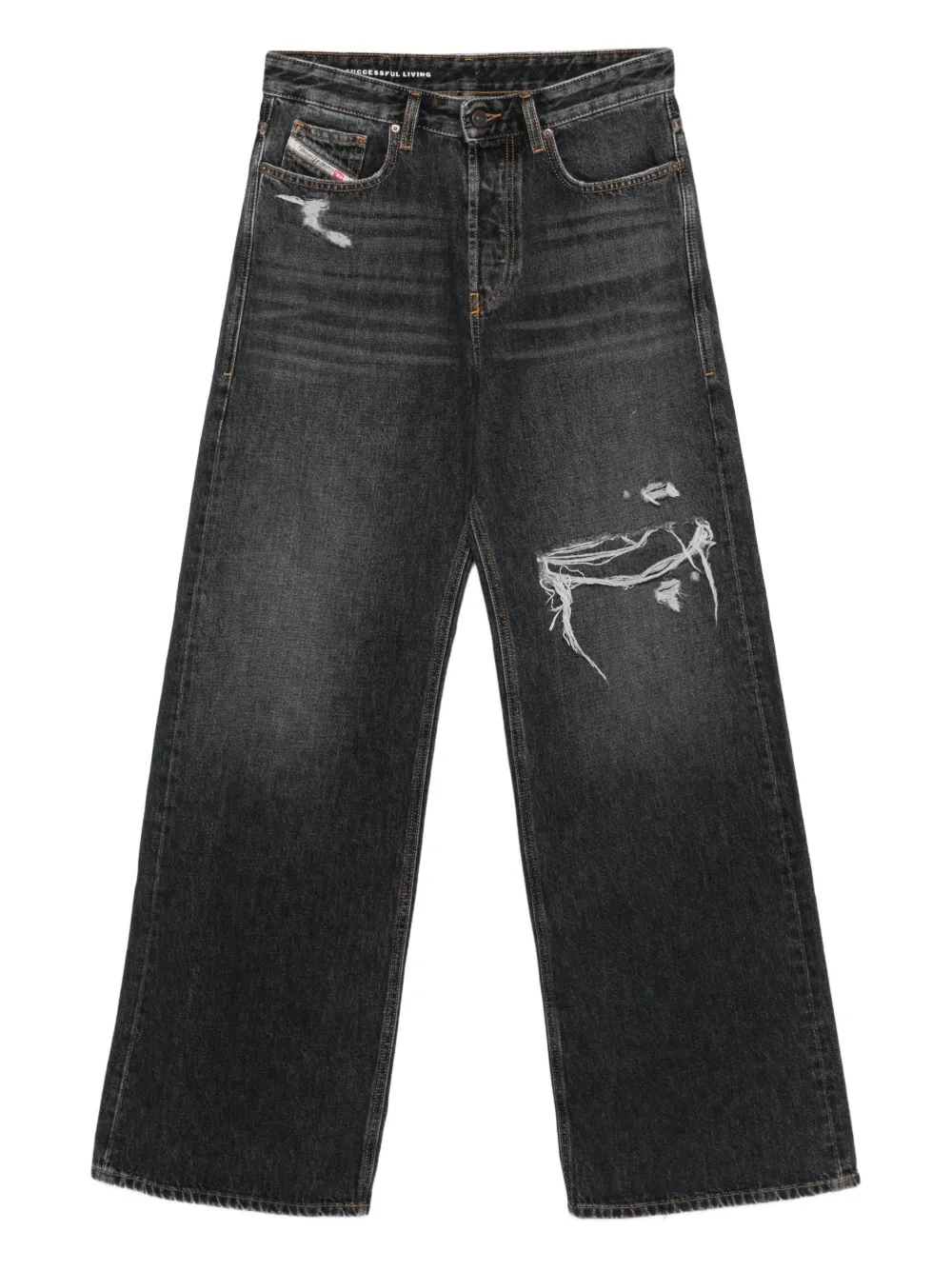 Diesel distressed-effect jeans | Black | Image 1
