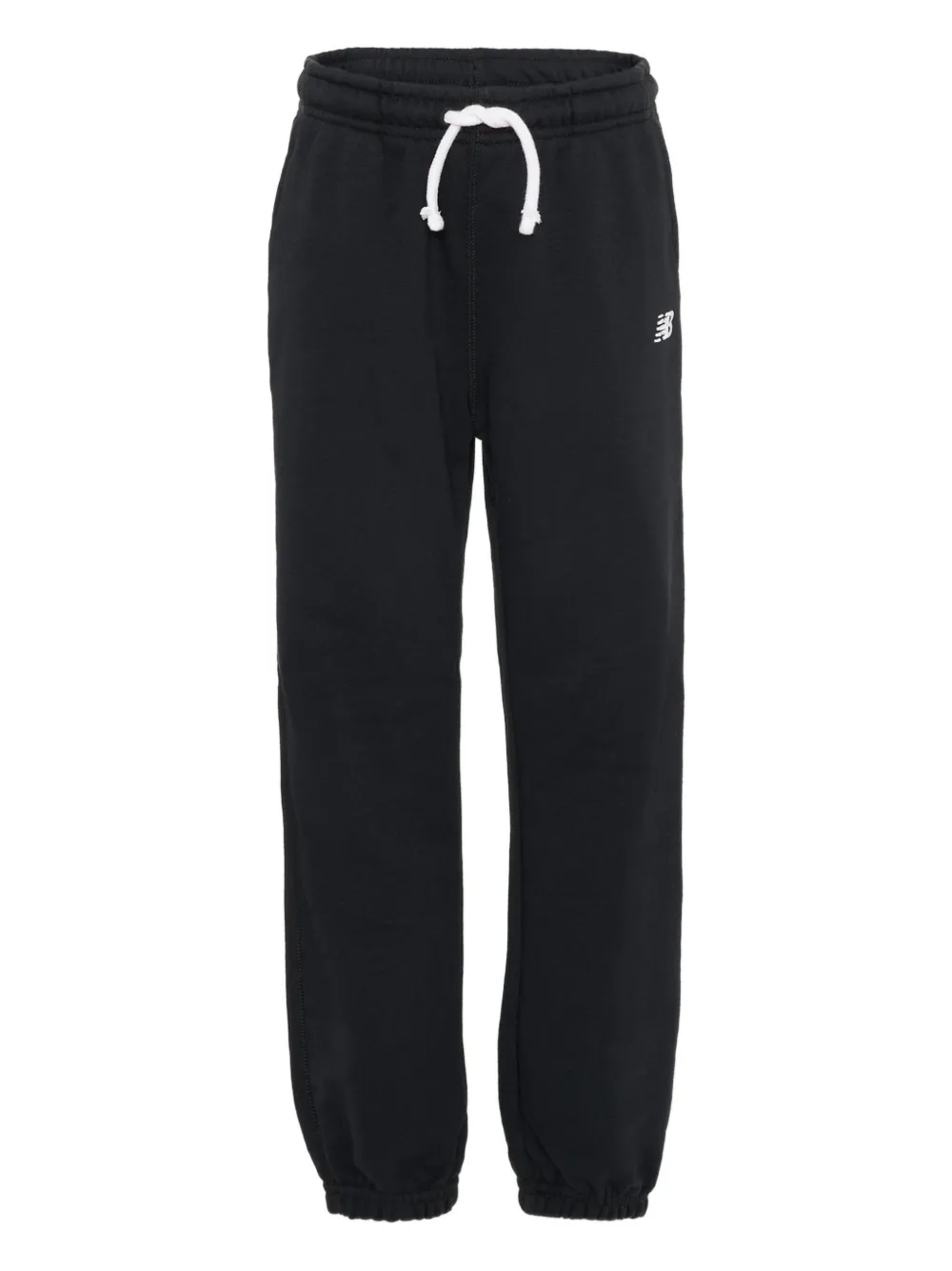 New Balance Kids logo-detail drawstring track pants - Nero