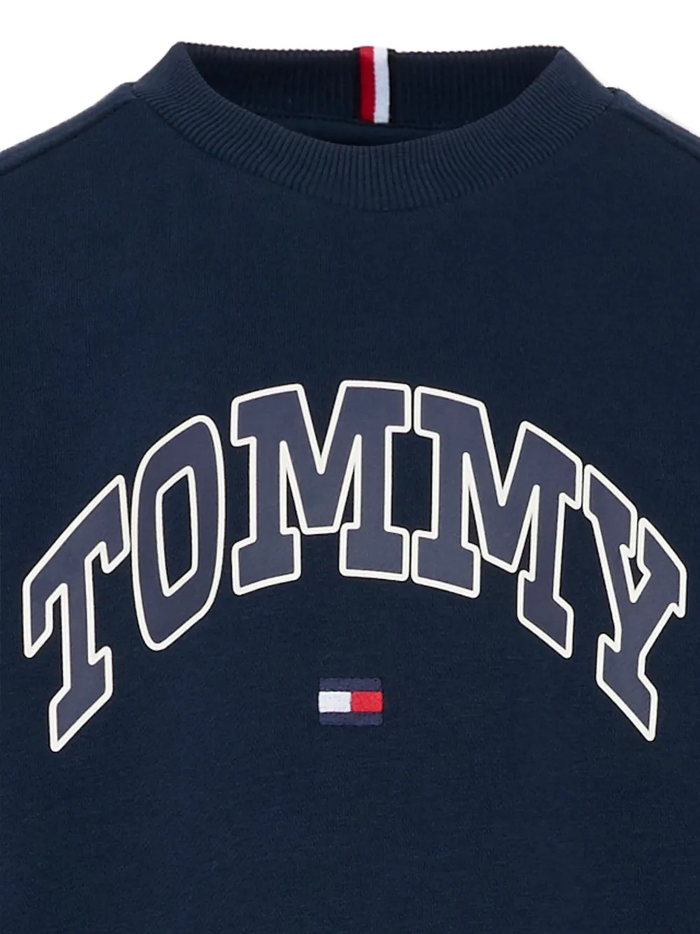 Tommy Hilfiger Junior Sweater met logoprint Blauw