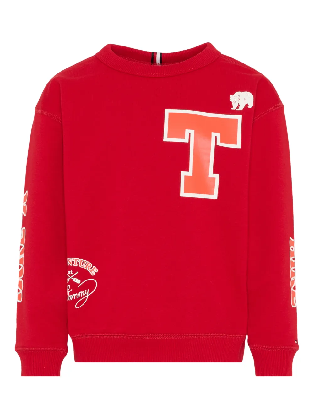 Tommy Hilfiger Junior sudadera con cuello redondo | rojo | Image 1