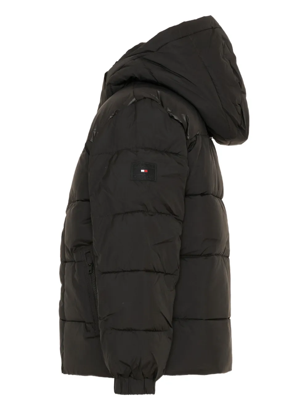  Tommy Hilfiger Junior Hooded Long-sleeve Jacket - Black 