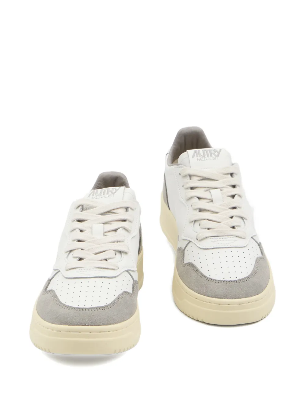 Autry Medalist sneakers met suède vlakken Wit