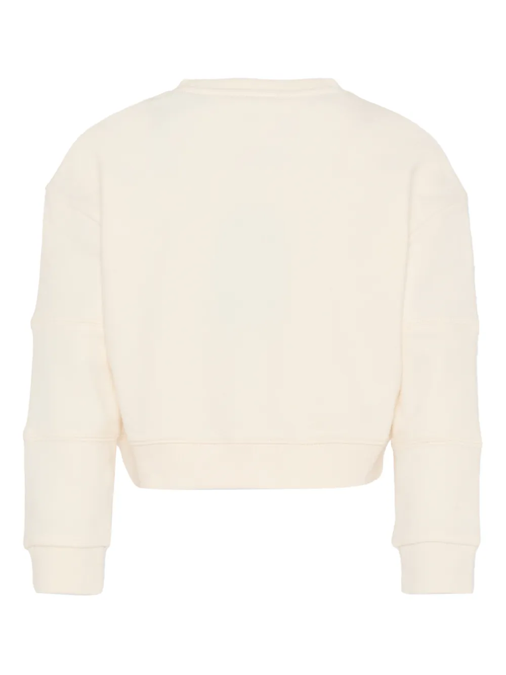  Tommy Hilfiger Junior Embroidered-logo Crew Neck Sweatshirt - Neutrals 