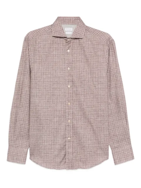 Brunello Cucinelli patterned shirt