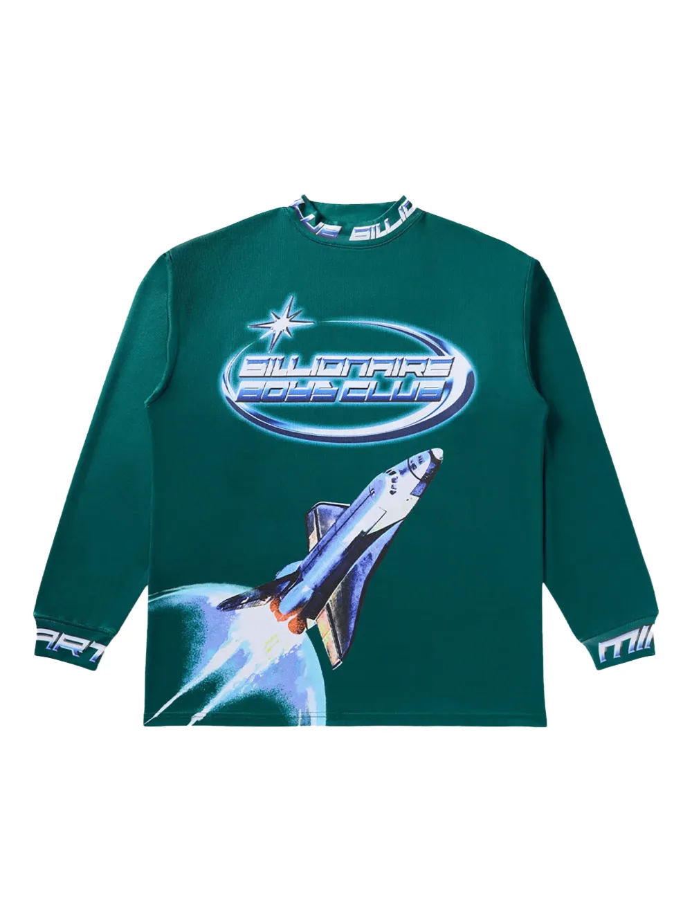 Billionaire Boys Club Discovery long-sleeve knit top - Verde
