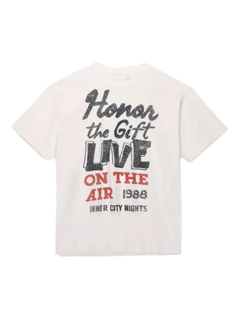 Honor The Gift Live On Air printed T-shirt