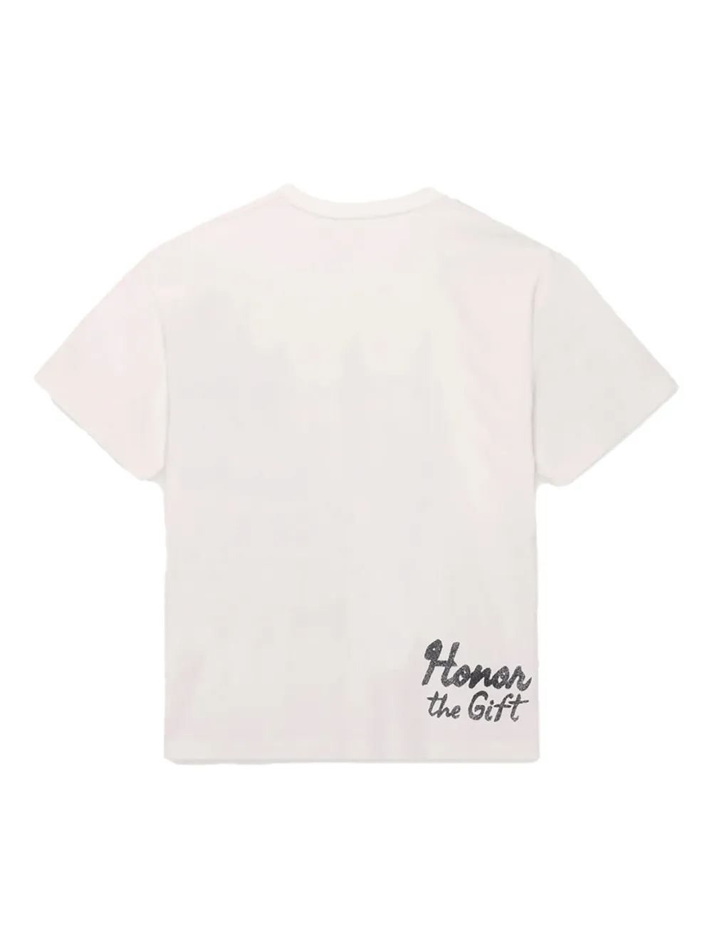 Honor The Gift T-shirt met print - Wit