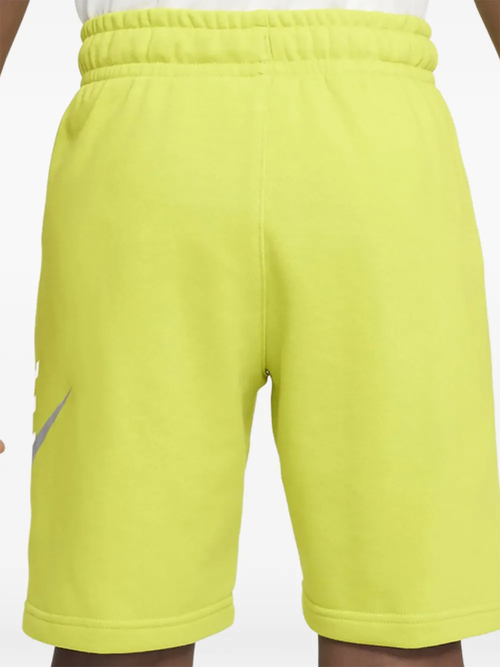 Nike Kids Sportswear Club + HBR shorts met logo Geel