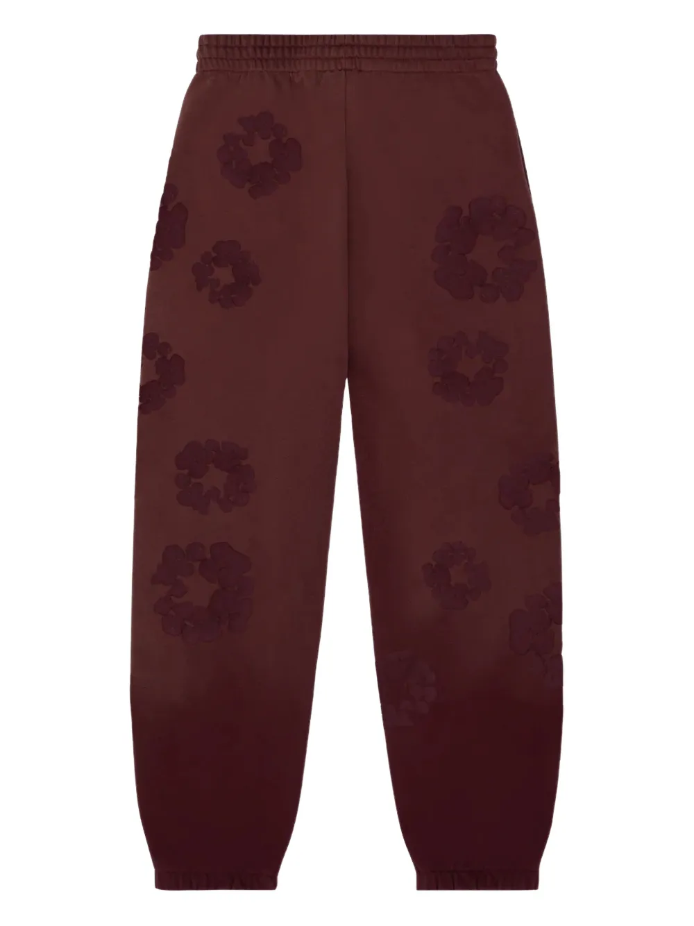 Denim Tears Trainingsbroek verfraaid met bloemen - Bruin