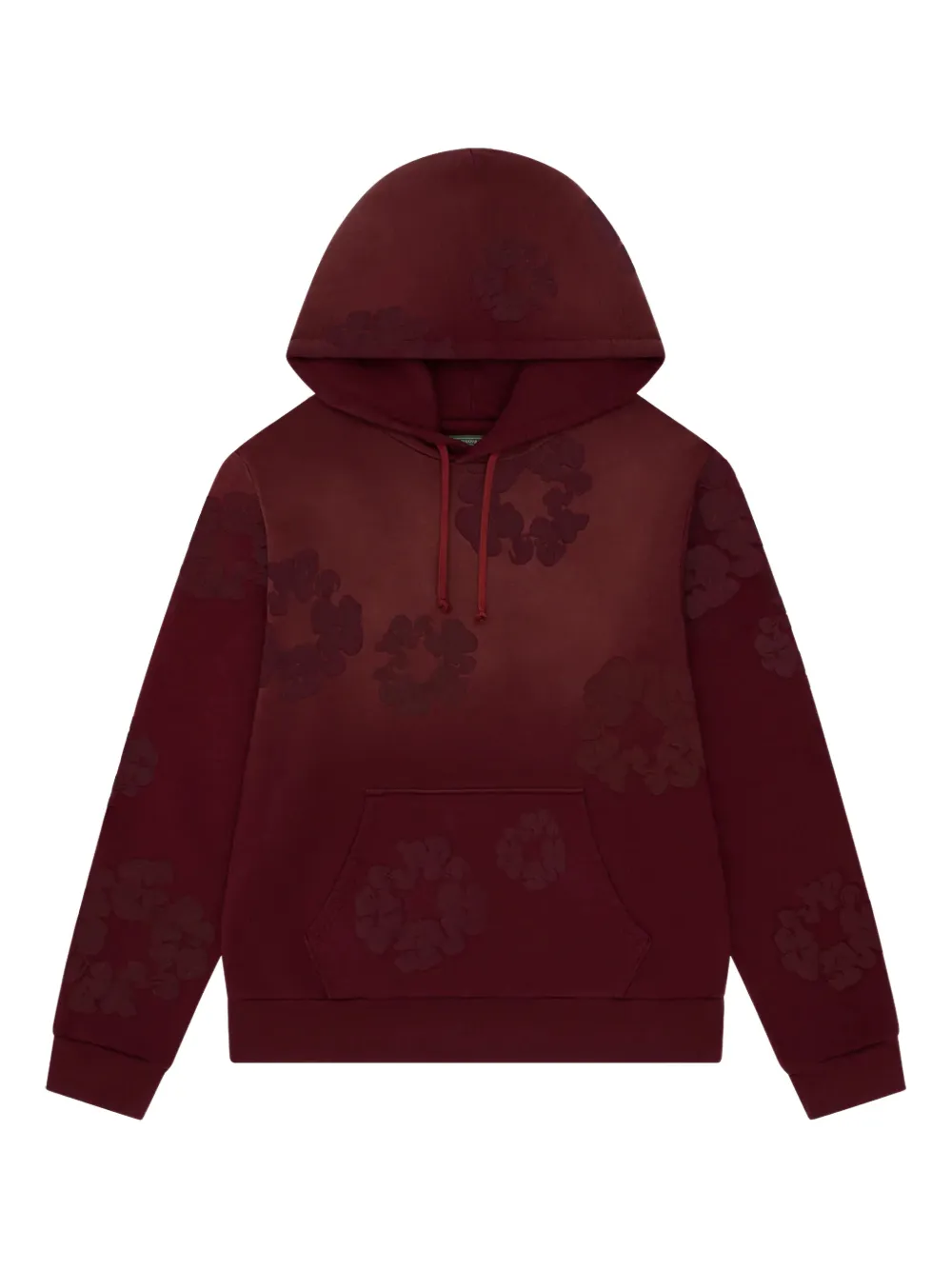 Denim Tears drawstring hoodie | Red | Image 1