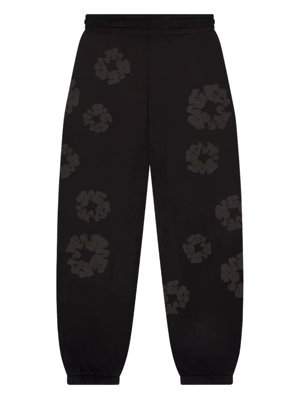 Denim Tears Katoenen trainingsbroek met vervaagd effect - Zwart