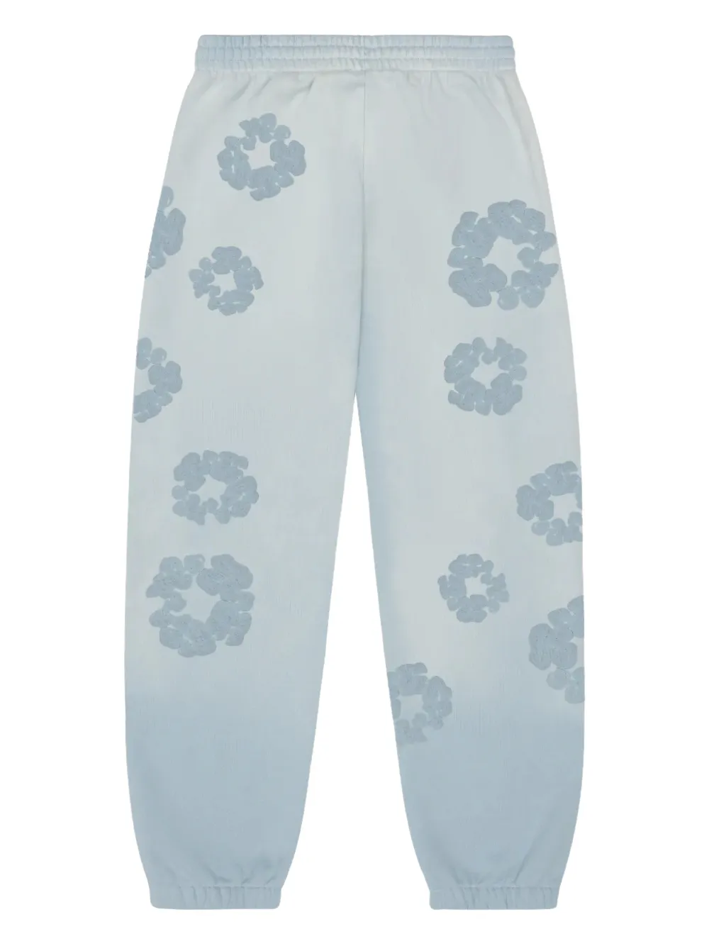 Denim Tears Trainingsbroek verfraaid met bloemen - Blauw