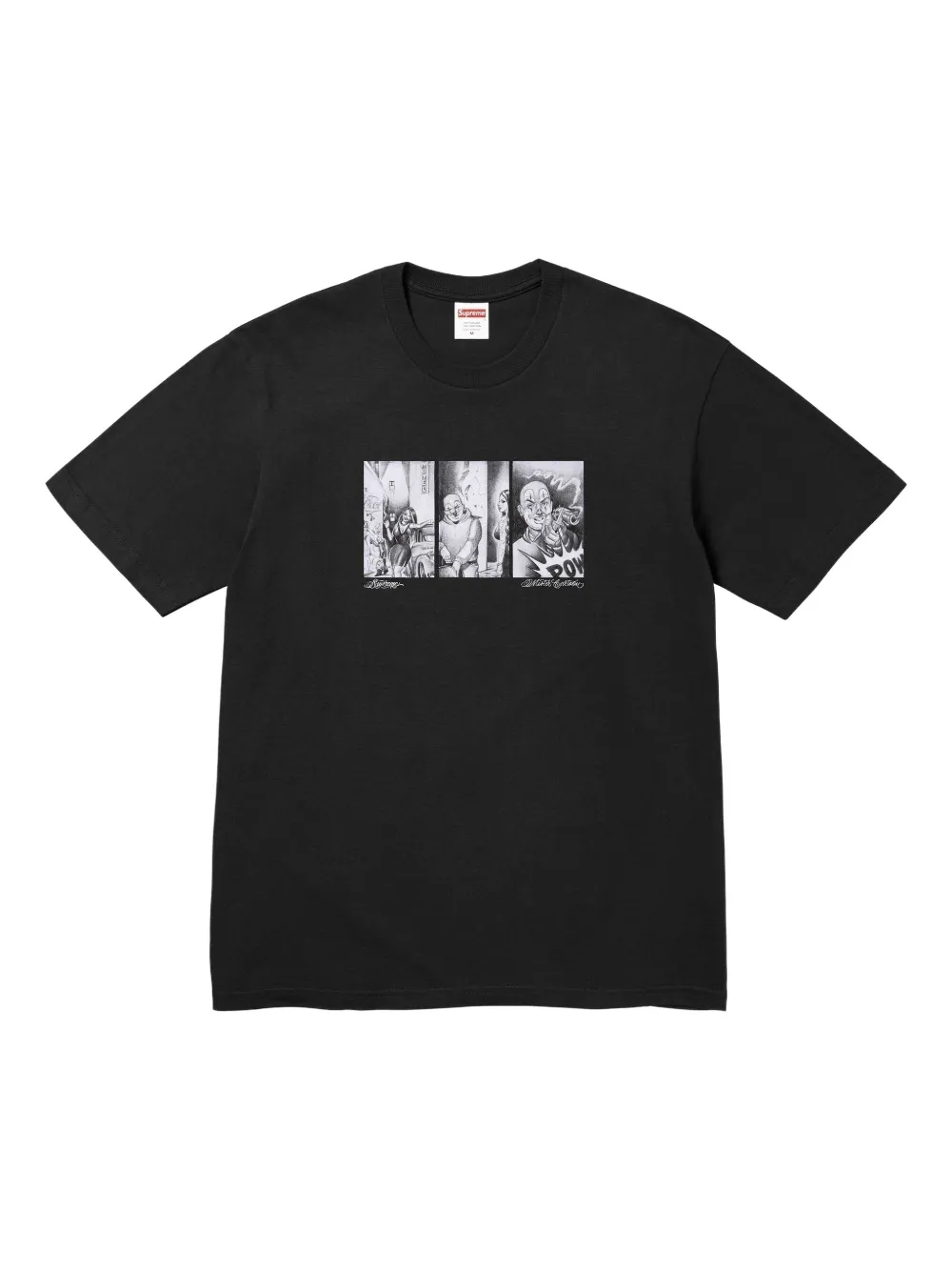 Supreme Mister Cartoon Pow T-shirt - Nero