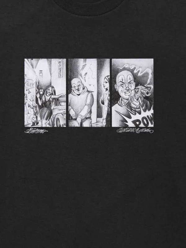 Supreme Mister Cartoon Pow T-shirt | Black | FARFETCH
