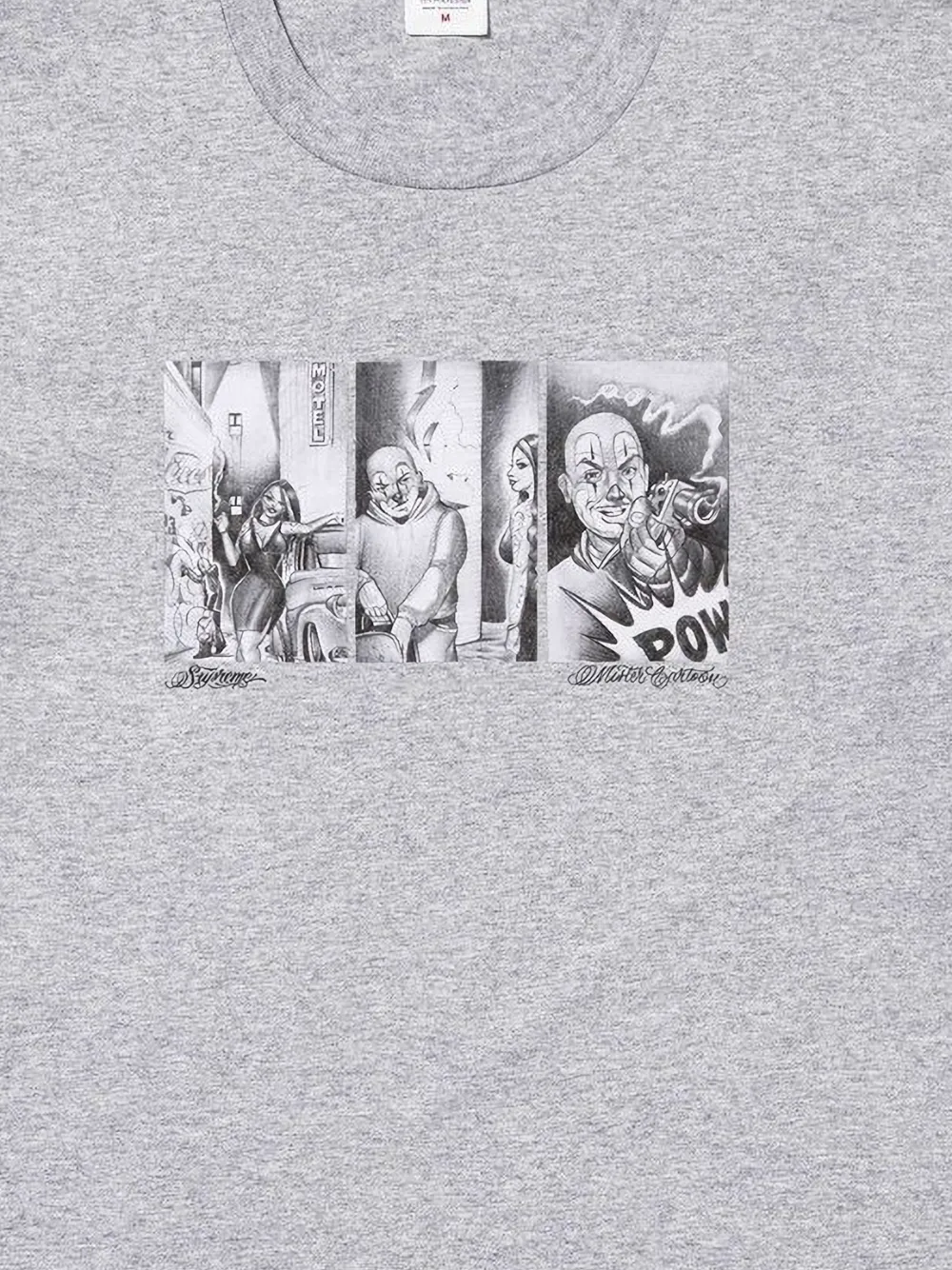 Supreme Cartoon Mister pow T-shirt - Grijs