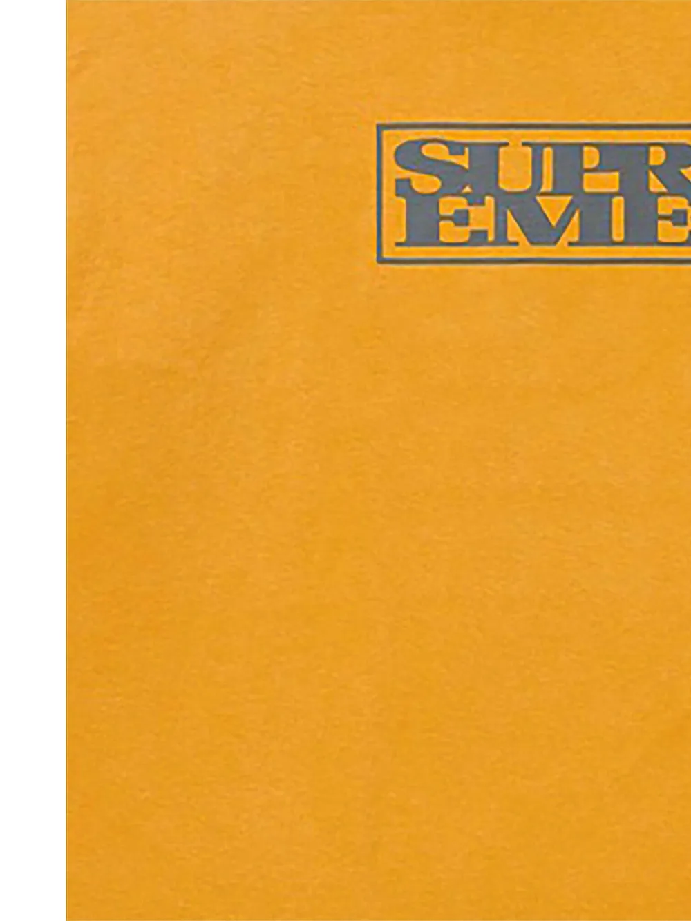 Supreme Connect T-shirt met logoprint Geel