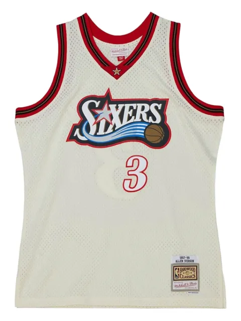 Mitchell & Ness 76ers 1997 logo tank top