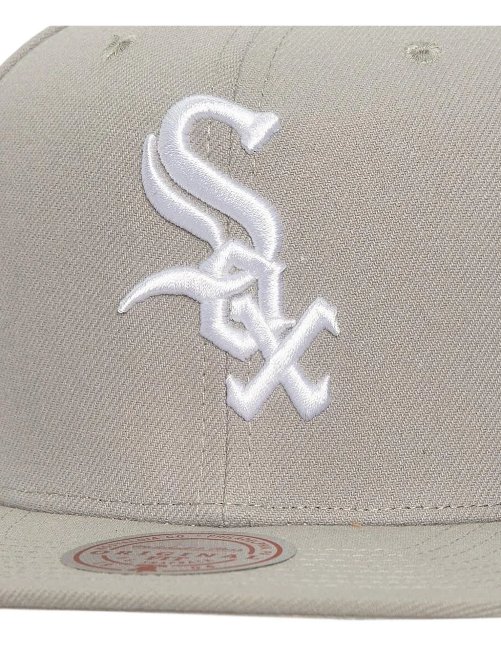 Mitchell & Ness Chicago White Sox team-logo snapback baseball cap - Grijs