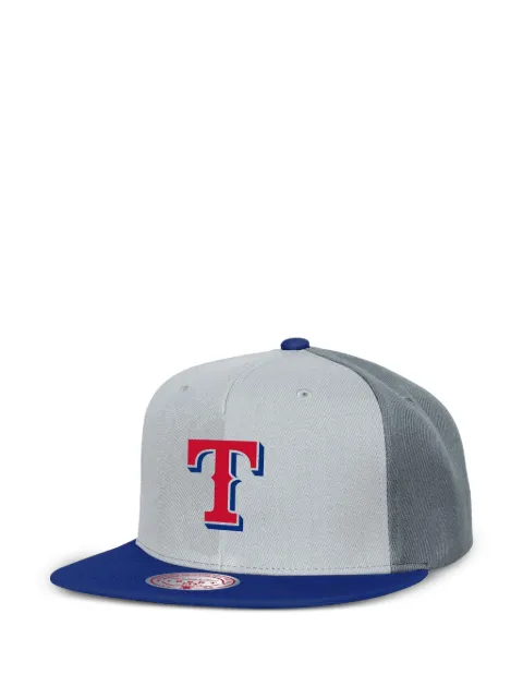 Mitchell & Ness Texas Rangers Triple Play panelled flat-peak baseball cap