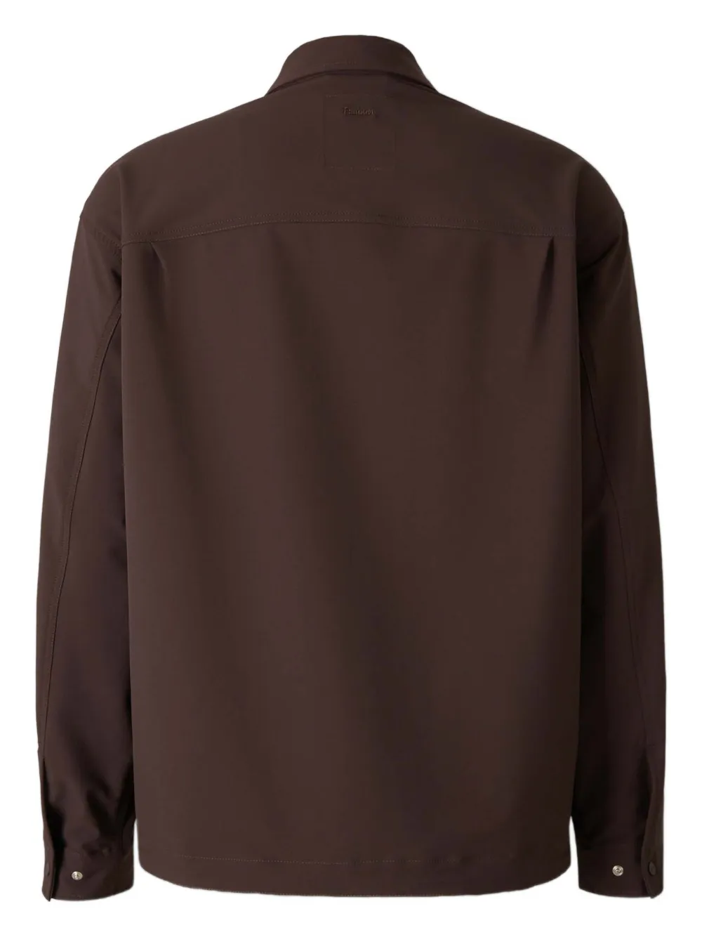 Laminar high collar long coat | Shirt Jackets | Image 2