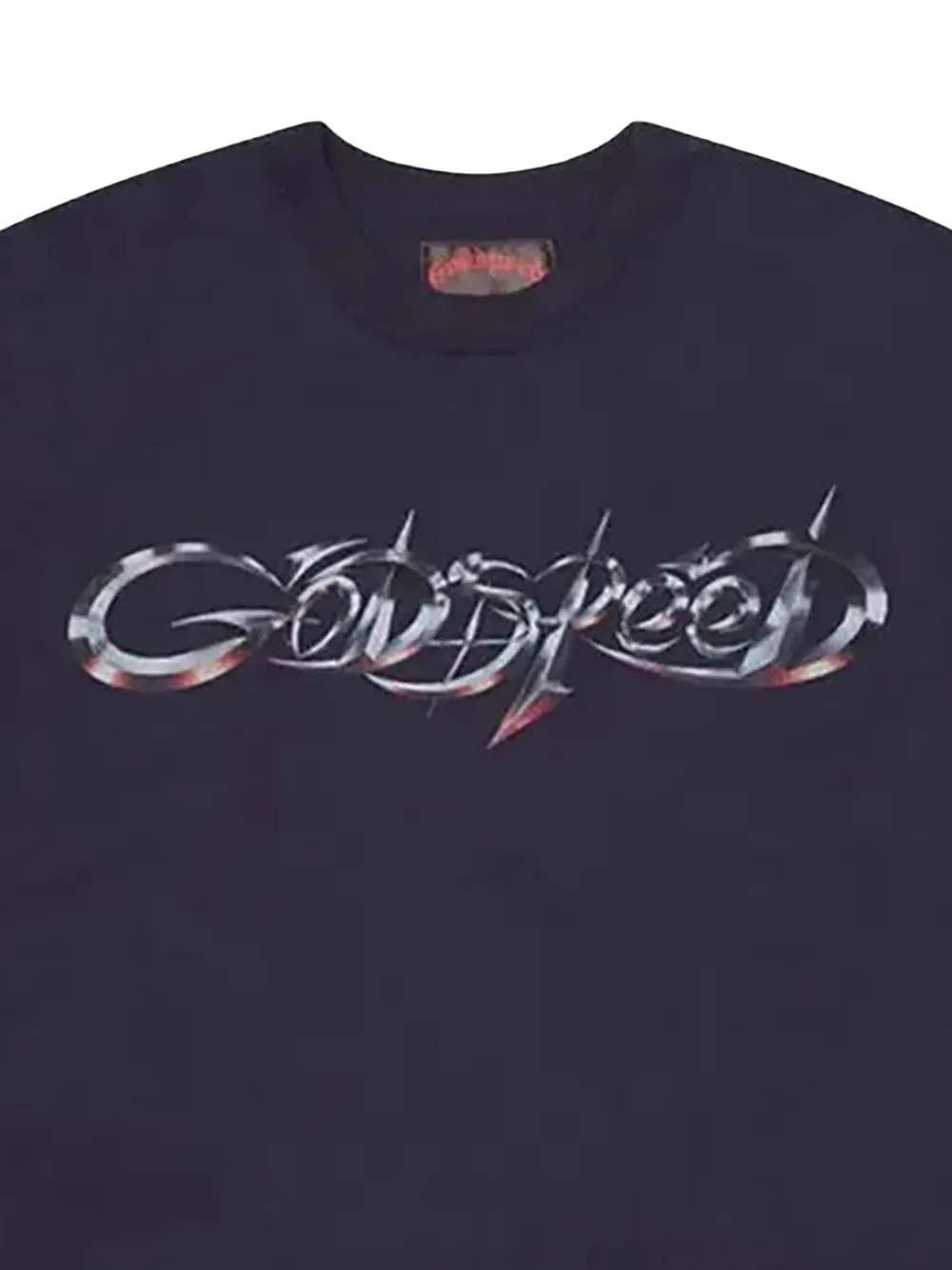 GODSPEED New Age T-shirt met logodetail - Blauw