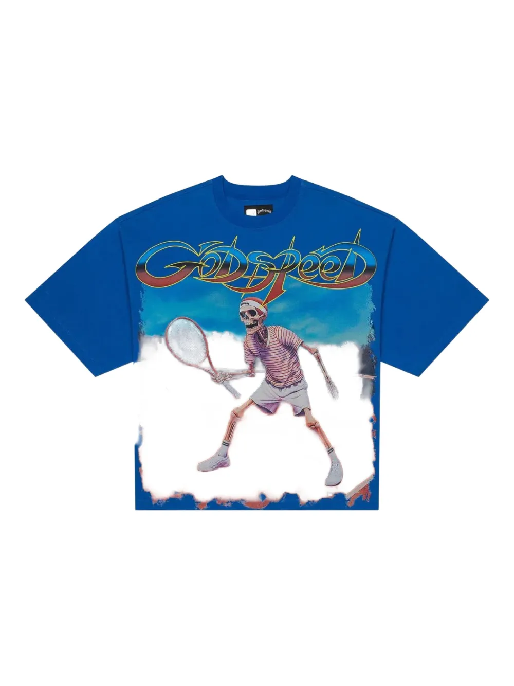 GODSPEED Top Spin T-shirt | Blue | Image 1