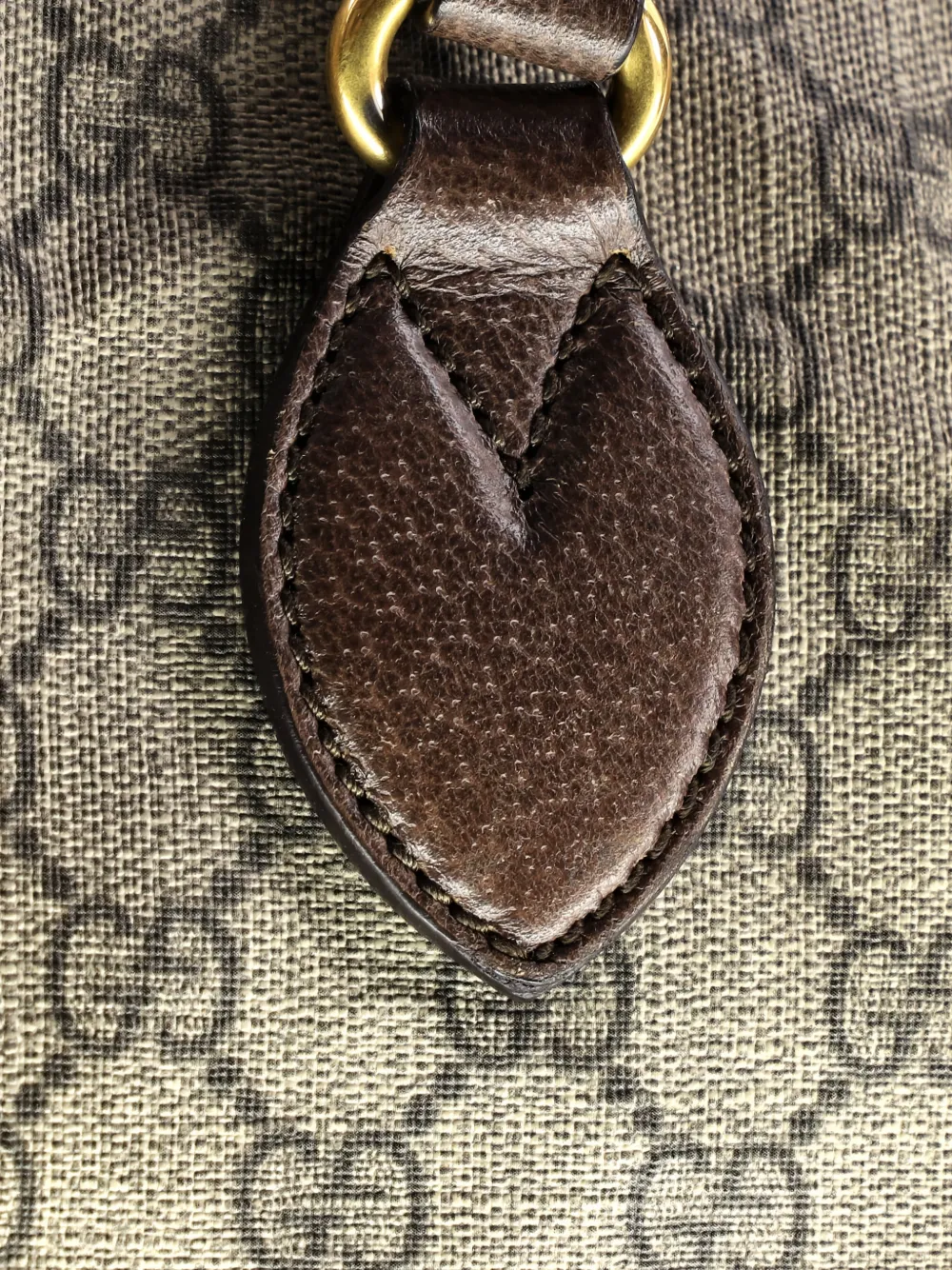 GUCCI Pre-owned Courrier Convertible Soft Open Gg Coated Canvas With Applique Large Tote Bag In Brown