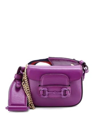 Gucci Pre-Owned Horsebit 1955 Shoulder Bag Leather Super Mini