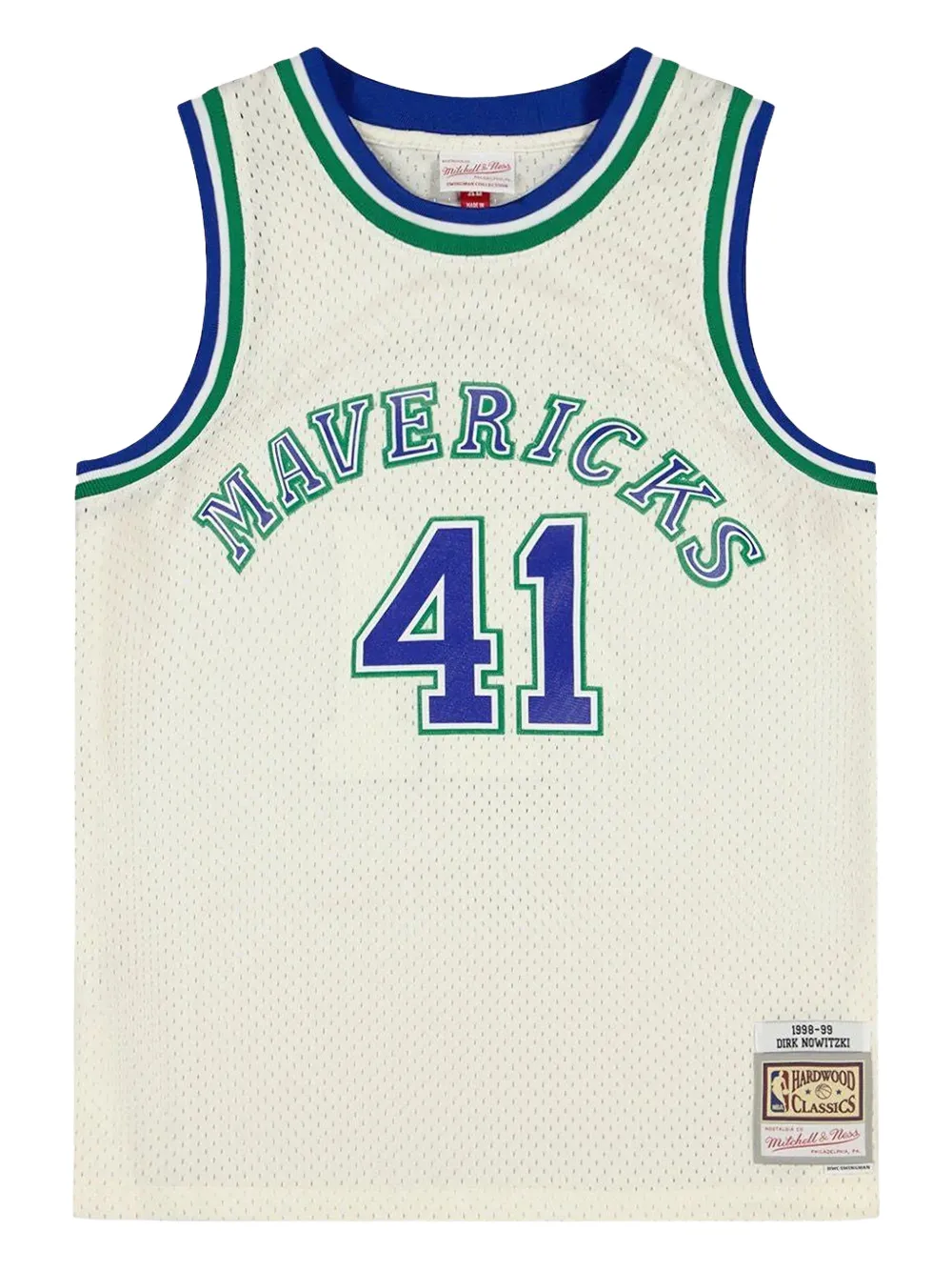 Mitchell & Ness Dirk Nowitzki Dallas Mavericks tank top - Bianco