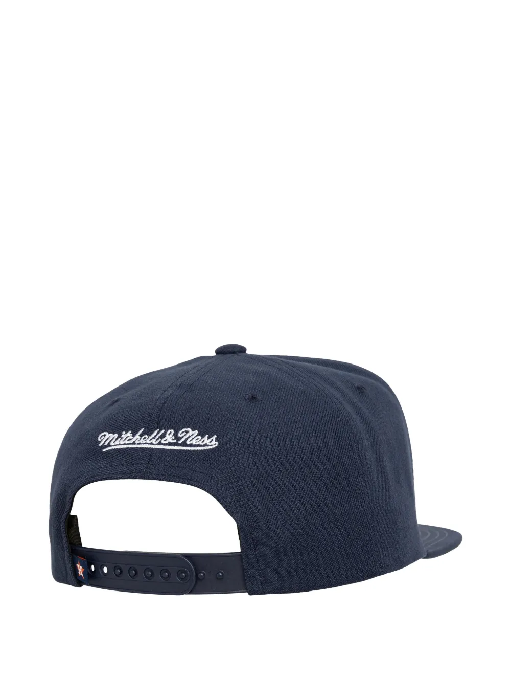 Mitchell & Ness MLB XI Logo Cooperstown Houston Astros embroidered-detail baseball cap - Blauw