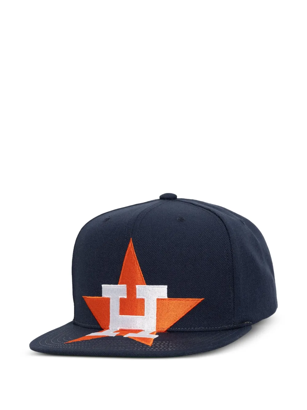 Mitchell & Ness MLB XI Logo Cooperstown Houston Astros embroidered-detail baseball cap - Blu