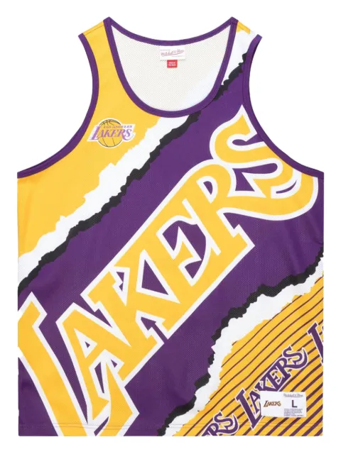 Mitchell & Ness Jumbotron 2.0 NBA Lakers graphic sleeveless tank top
