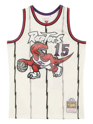 Mitchell & Ness Raptors 1998 Vince Carter Jersey | White | FARFETCH CA