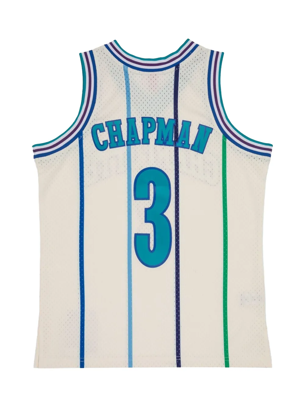 Mitchell & Ness x NBA Hornets 1988 Rex Chapman striped tank top - Beige