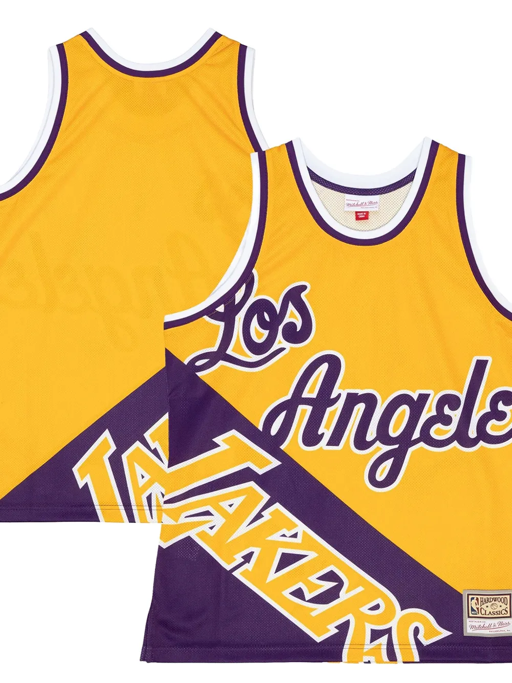 Mitchell & Ness x NBA Los Angeles Lakers Big Face 5.0 tank top - Geel